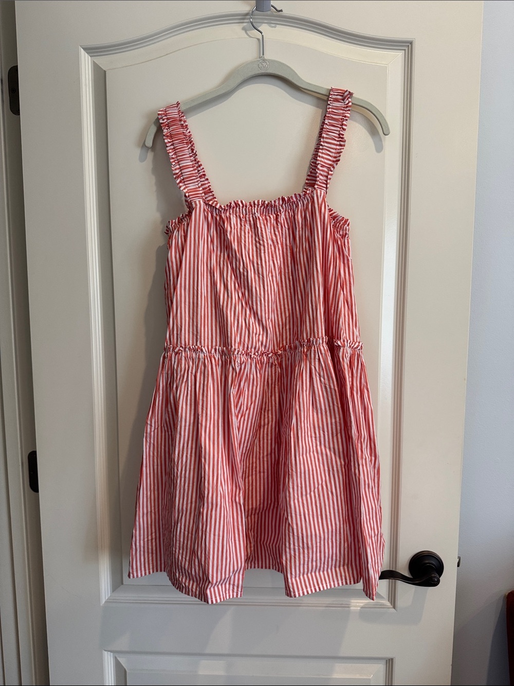 By Together Red and White Striped Sundress